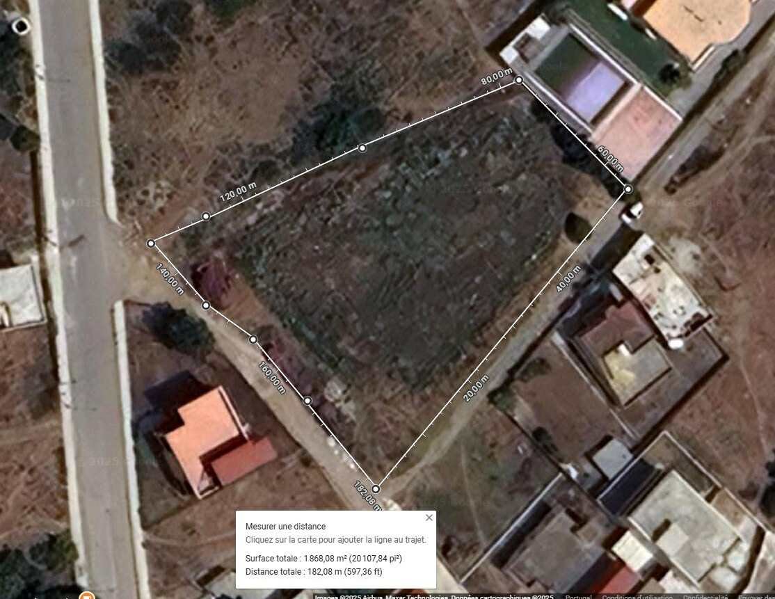 أرض محفظة 1868 متر – الحجريين المساحة 1868 متر